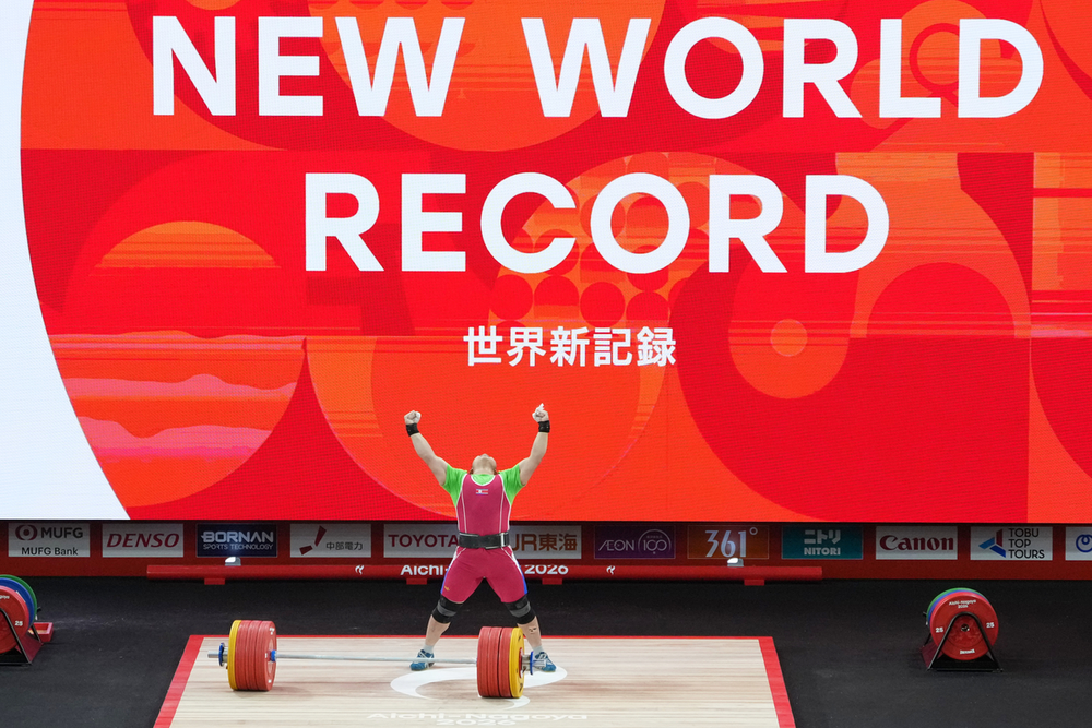Cử tạ CHDCND Triều Tiên thống trị ASIAD 2026 với 7 HCV và hàng loạt kỷ lục thế giới - Ảnh 1. Cử tạ CHDCND Triều Tiên thống trị ASIAD 2026 với 7 HCV và hàng loạt kỷ lục thế giới - Ảnh 1.