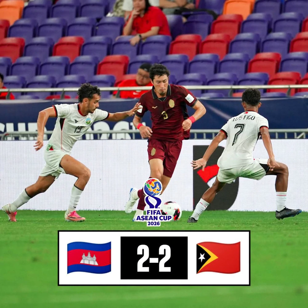 Xác định 2 đội vào chung kết FIFA ASEAN Cup 2026 Division 2 - Ảnh 1.
