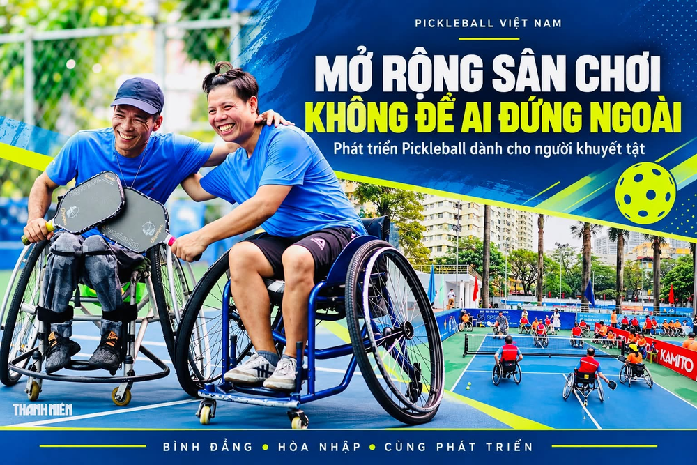 Para Pickleball Việt Nam: Mở rộng cơ hội để người khuyết tật chơi pickleball - Ảnh 2. Para Pickleball Việt Nam: Mở rộng cơ hội để người khuyết tật chơi pickleball - Ảnh 2.