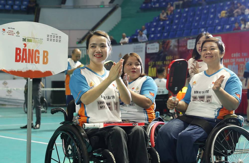 Para Pickleball Việt Nam: Mở rộng cơ hội để người khuyết tật chơi pickleball - Ảnh 1. Para Pickleball Việt Nam: Mở rộng cơ hội để người khuyết tật chơi pickleball - Ảnh 1.