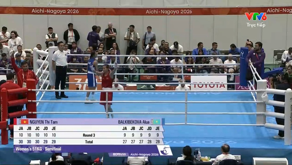 CẬP NHẬT: Kết quả thi đấu ASIAD 2026 của Thể thao Việt Nam 30/9: Nguyễn Thị Tâm vào chung kết boxing - Ảnh 1.