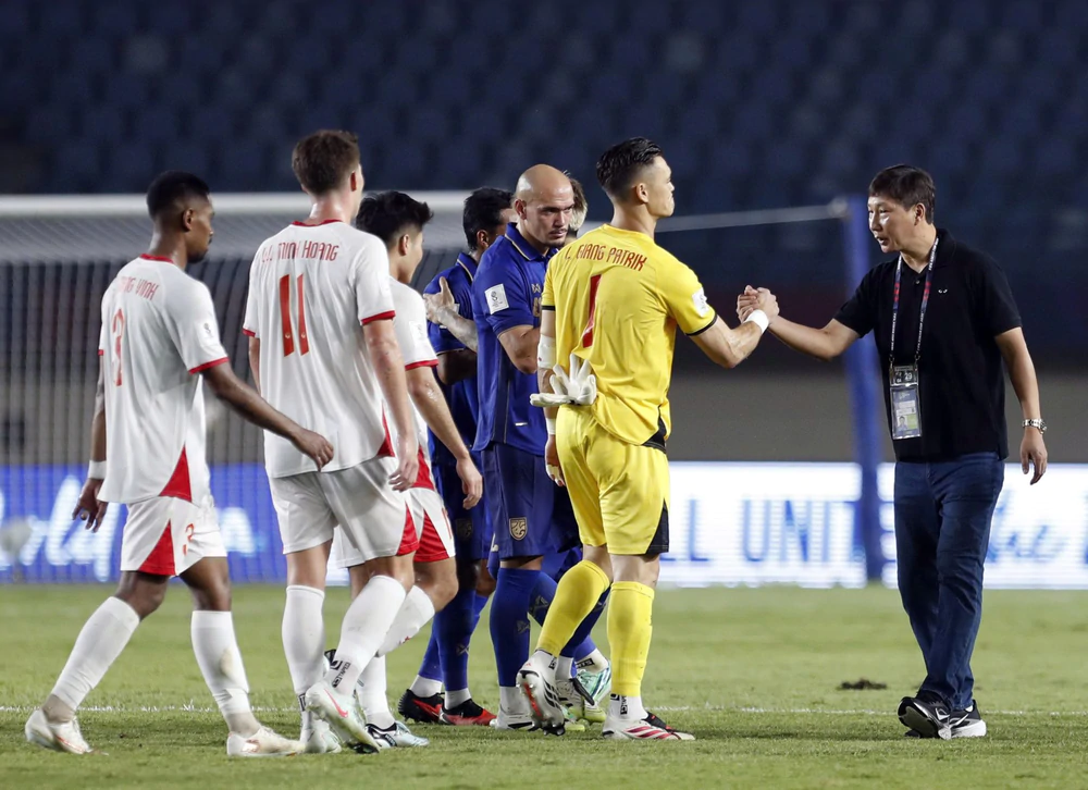 Tuyển Việt Nam nhận thất bại 0-2 trước Thái Lan ở FIFA ASEAN Cup 2026. Ảnh: VFF Tuyển Việt Nam nhận thất bại 0-2 trước Thái Lan ở FIFA ASEAN Cup 2026. Ảnh: VFF