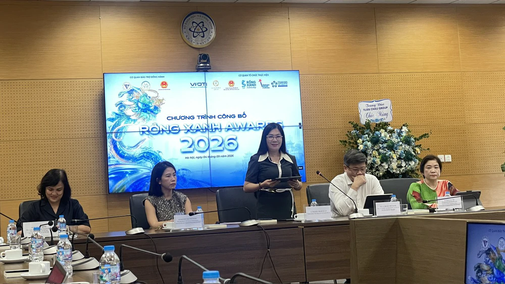 Ra mắt Giải thưởng Việt Nam Rồng Xanh: Tôn vinh những giá trị kiến tạo tương lai bằng sức mạnh mềm - Ảnh 1. Ra mắt Giải thưởng Việt Nam Rồng Xanh: Tôn vinh những giá trị kiến tạo tương lai bằng sức mạnh mềm - Ảnh 1.