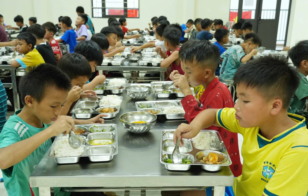 Cuộc sống của học sinh trường phổ thông nội trú liên cấp vùng biên giới Lai Châu - Ảnh 11. Cuộc sống của học sinh trường phổ thông nội trú liên cấp vùng biên giới Lai Châu - Ảnh 11.