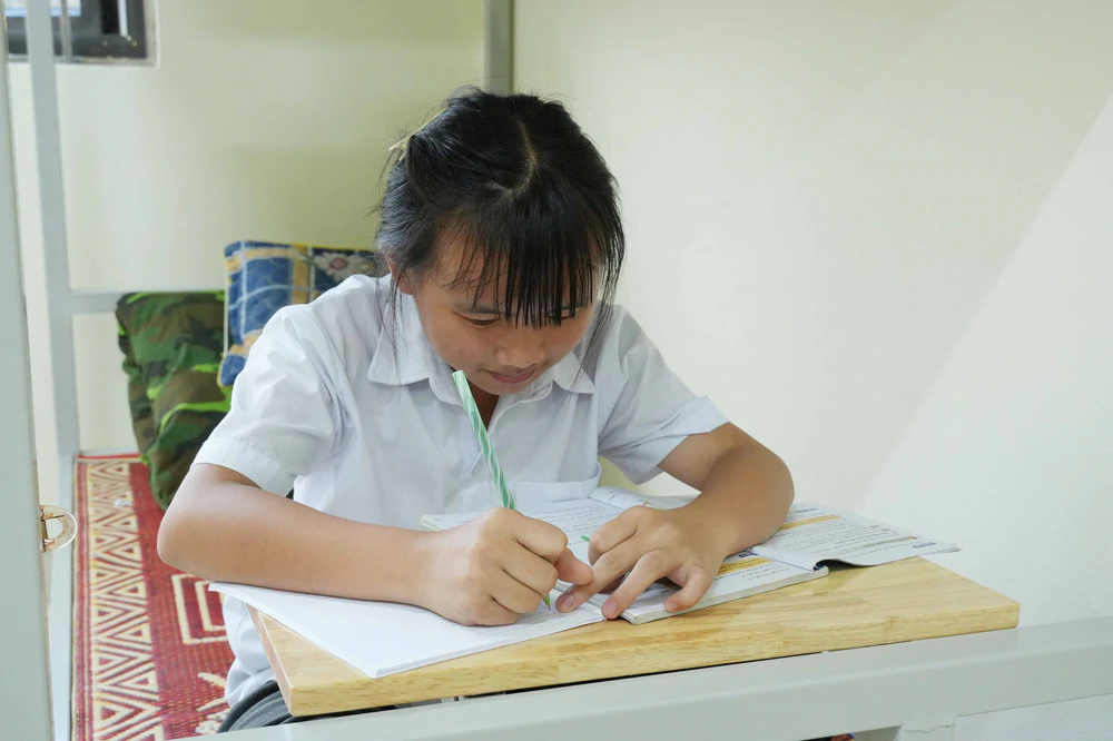 Cuộc sống của học sinh trường phổ thông nội trú liên cấp vùng biên giới Lai Châu - Ảnh 4. Cuộc sống của học sinh trường phổ thông nội trú liên cấp vùng biên giới Lai Châu - Ảnh 4.