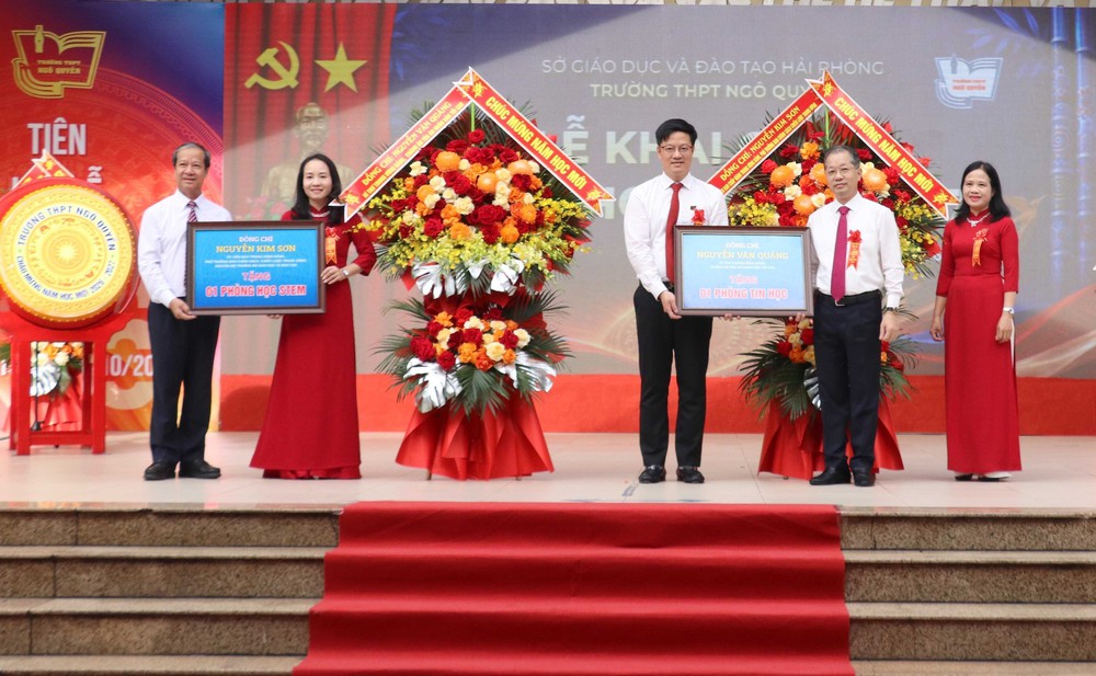 Khai giảng năm học mới 2026 - 2027: Rộn ràng niềm vui từ miền xuôi đến miền ngược - Ảnh 6.