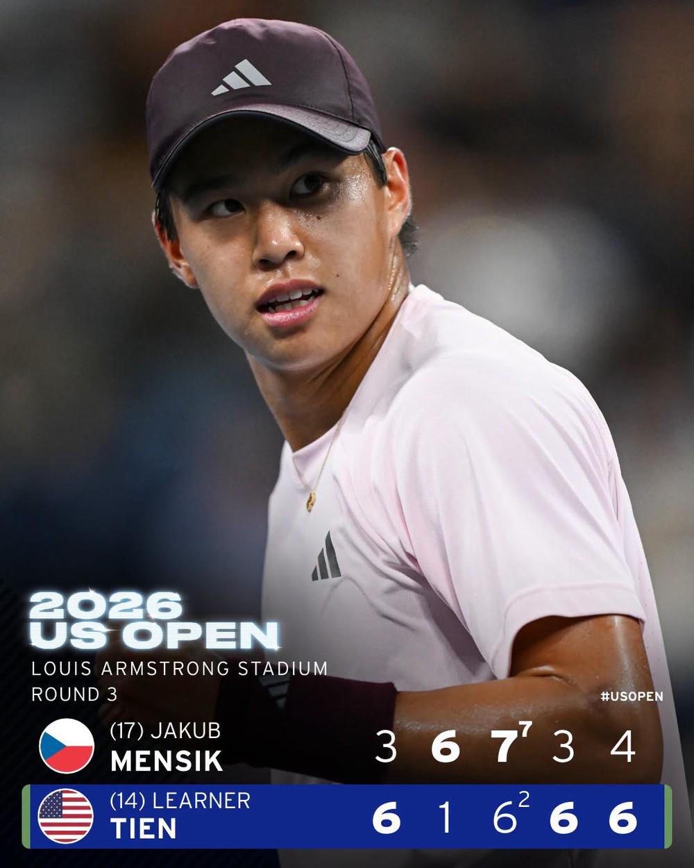 Kết quả US Open 2026 hôm nay 6/9: Tay vợt gốc Việt lọt vào vòng 4 sau màn so tài kịch tính - Ảnh 1.