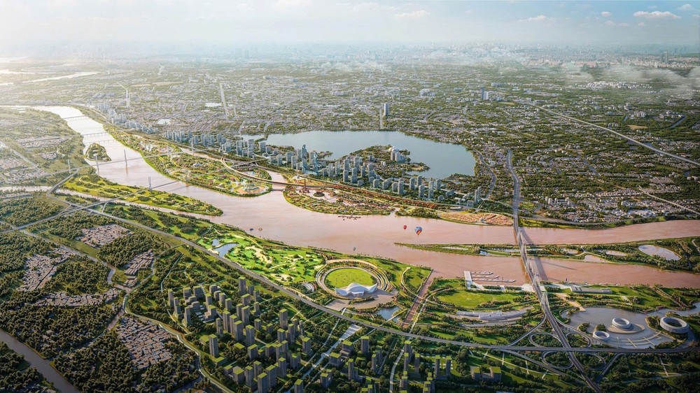 Hà Nội dự kiến lấy ý kiến về điều chỉnh tổng thể Quy hoạch phân khu đô thị sông Hồng - Ảnh 1.