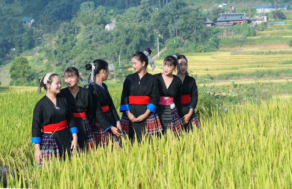 Đặc sắc Ngày hội Mùa vàng Tả Lèng - Ảnh 4. Đặc sắc Ngày hội Mùa vàng Tả Lèng - Ảnh 4.