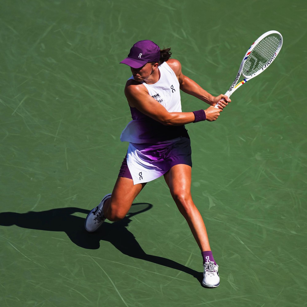 Iga Swiatek bị loại sớm ở US Open 2026. Ảnh: FBNV Iga Swiatek bị loại sớm ở US Open 2026. Ảnh: FBNV