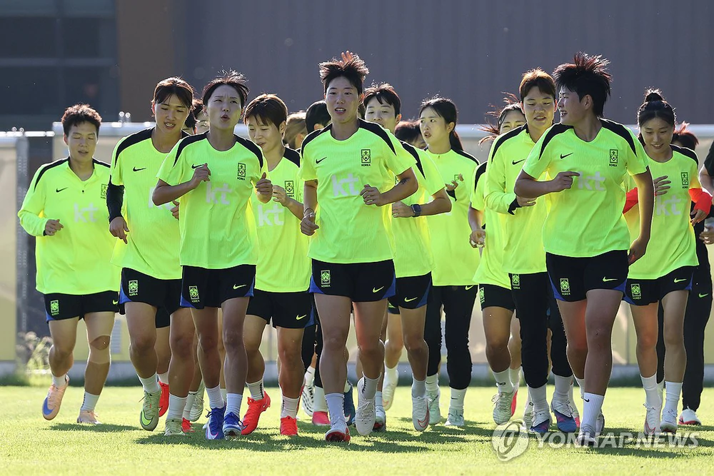 Hàn Quốc đặt mục tiêu giành HCV bóng đá nữ ASIAD 2026. Ảnh: Yonhap