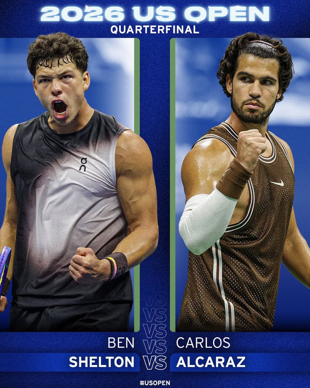 Lịch thi đấu US Open 2026 hôm nay 8/9: Trực tiếp Alcaraz đấu với Ben Shelton - Ảnh 1. Lịch thi đấu US Open 2026