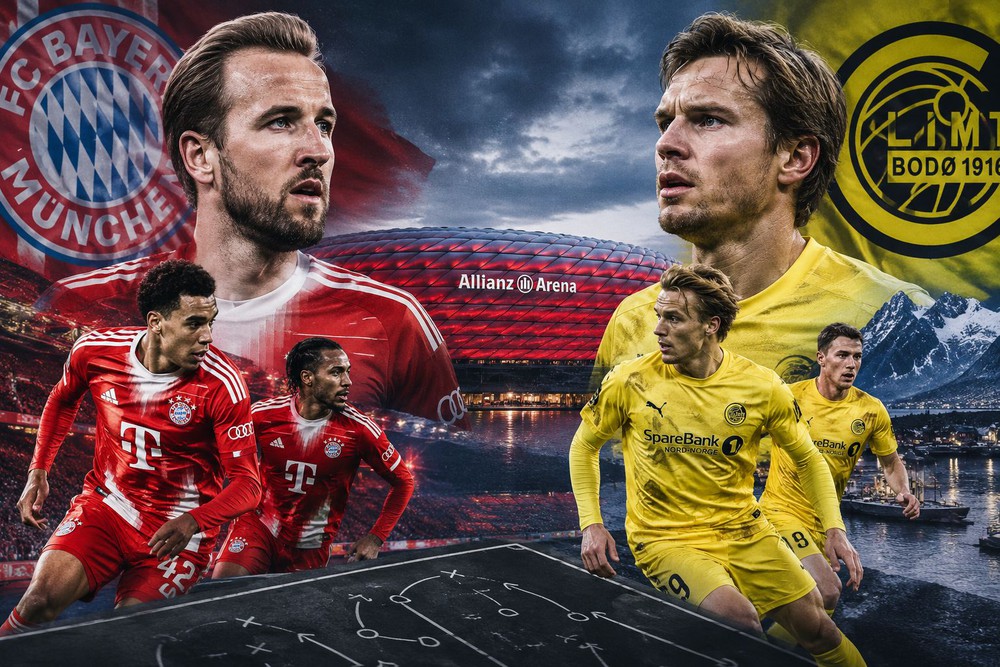 Champions League, 02h00, ngày 11/9, sân Allianz, Bayern Munich – Bodo/Glimt: Vị khách không chịu làm nền Bodo/Glimt - Ảnh 1. Champions League, 02h00, ngày 11/9, sân Allianz, Bayern Munich – Bodo/Glimt: Vị khách không chịu làm nền Bodo/Glimt - Ảnh 1.