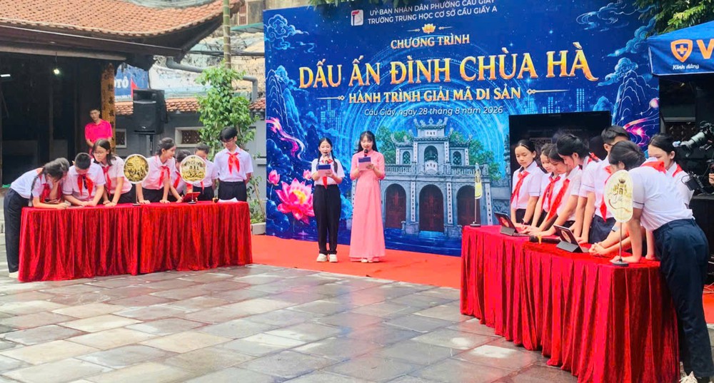 Di sản Hà Nội cùng "lên sóng" giữa 100 ngày chuyển đổi số (kỳ 5 & hết): "Trao quyền" để học sinh chủ động khám phá di sản - Ảnh 3.