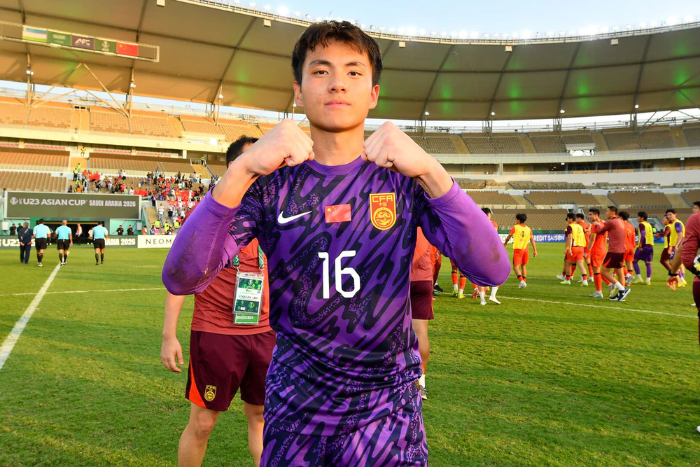 Thủ môn Li Hao cùng U23 Trung Quốc dự ASIAD 2026, được truyền thông kỳ vọng giành HCV - Ảnh 1. Thủ môn Li Hao cùng U23 Trung Quốc dự ASIAD 2026, được truyền thông kỳ vọng giành HCV - Ảnh 1.