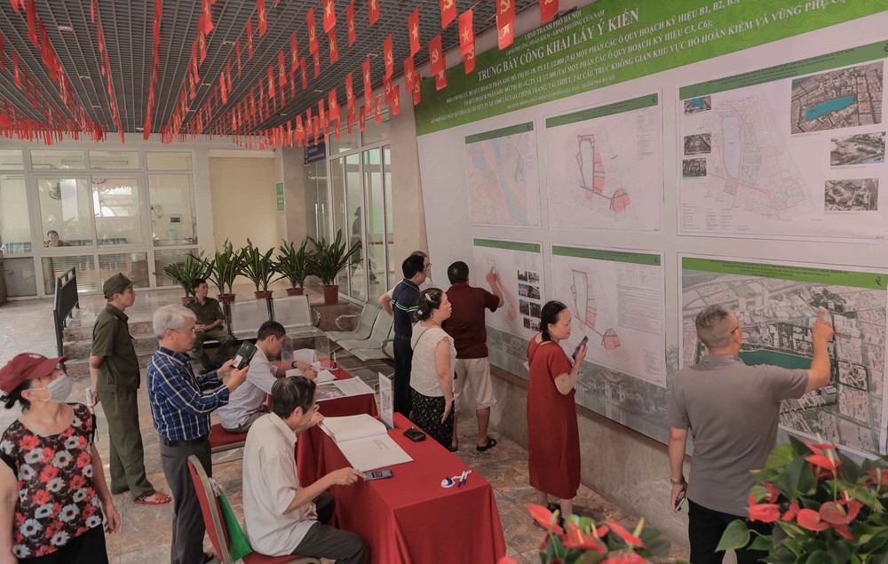 Hà Nội lấy ý kiến người dân điều chỉnh quy hoạch khu vực hồ Hoàn Kiếm - Ảnh 14. Hà Nội lấy ý kiến người dân điều chỉnh quy hoạch khu vực hồ Hoàn Kiếm - Ảnh 14.