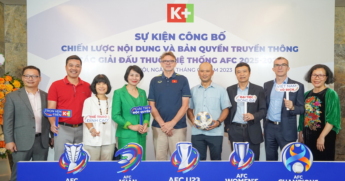 K+ độc Quyền Các Giải đấu AFC Tại Việt Nam Giai đoạn 2025-2029