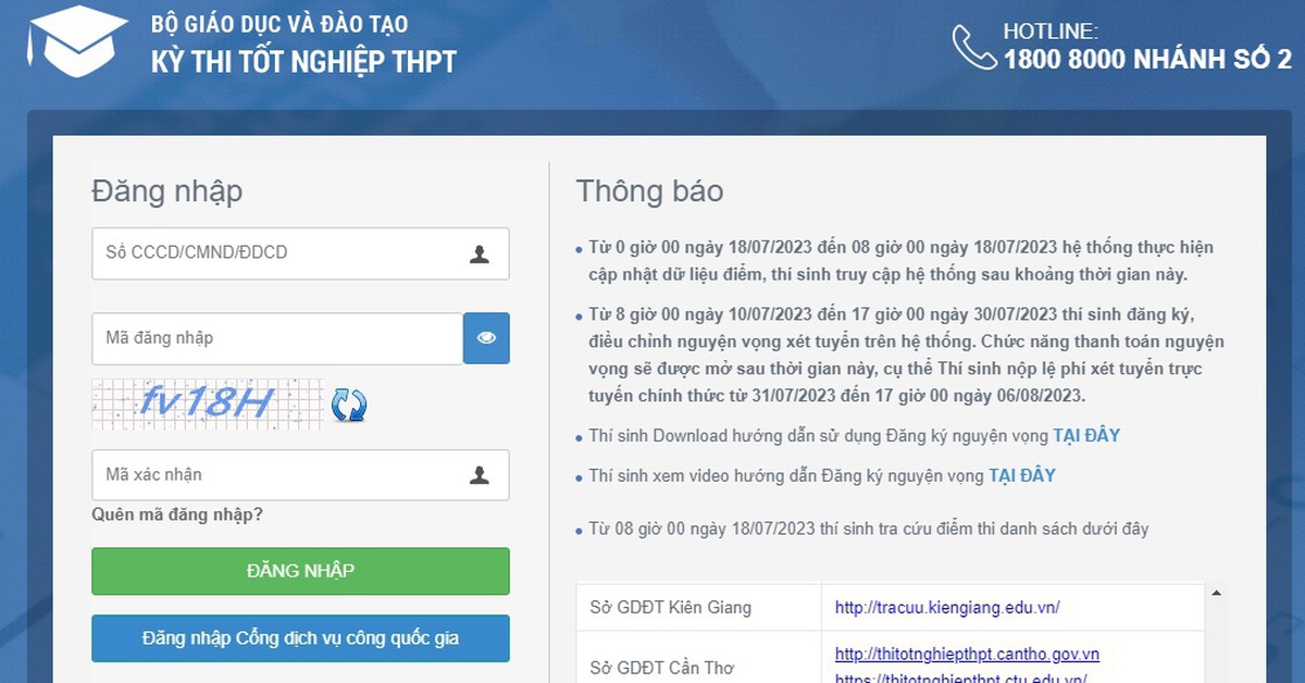 Tra Cứu điểm Thi THPT Quốc Gia 2023 Trên Thể Thao Và Văn Hóa