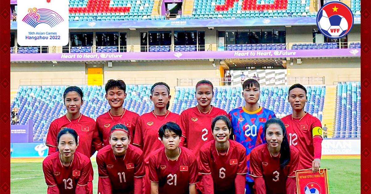 Bảng xếp hạng bóng đá nữ ASIAD 2023 BXH bóng đá ASIAD 19 hôm nay