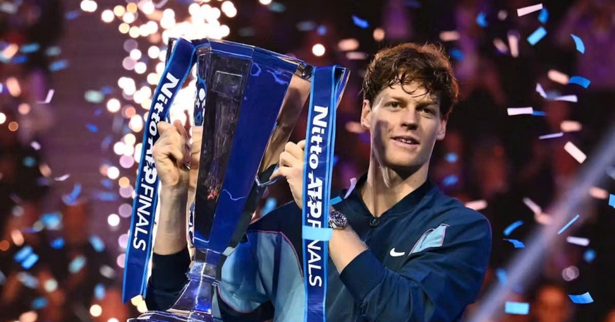 Thắng trận chung kết mà không mất quá nhiều sức, Jannik Sinner vô địch ATP  Finals 2024