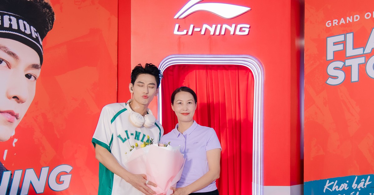 ISAAC là Đại sứ độc quyền thời trang thể thao LI-NING tại Việt Nam