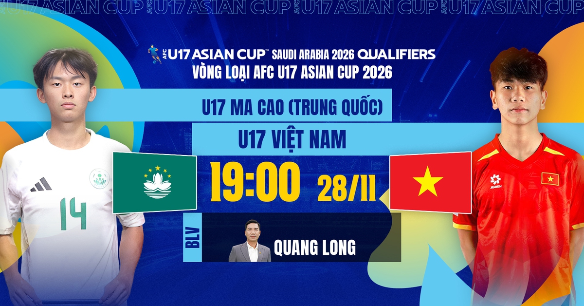 Lịch thi đấu bóng đá hôm nay 28/11: Trực tiếp U17 Việt Nam đấu với U17 ...