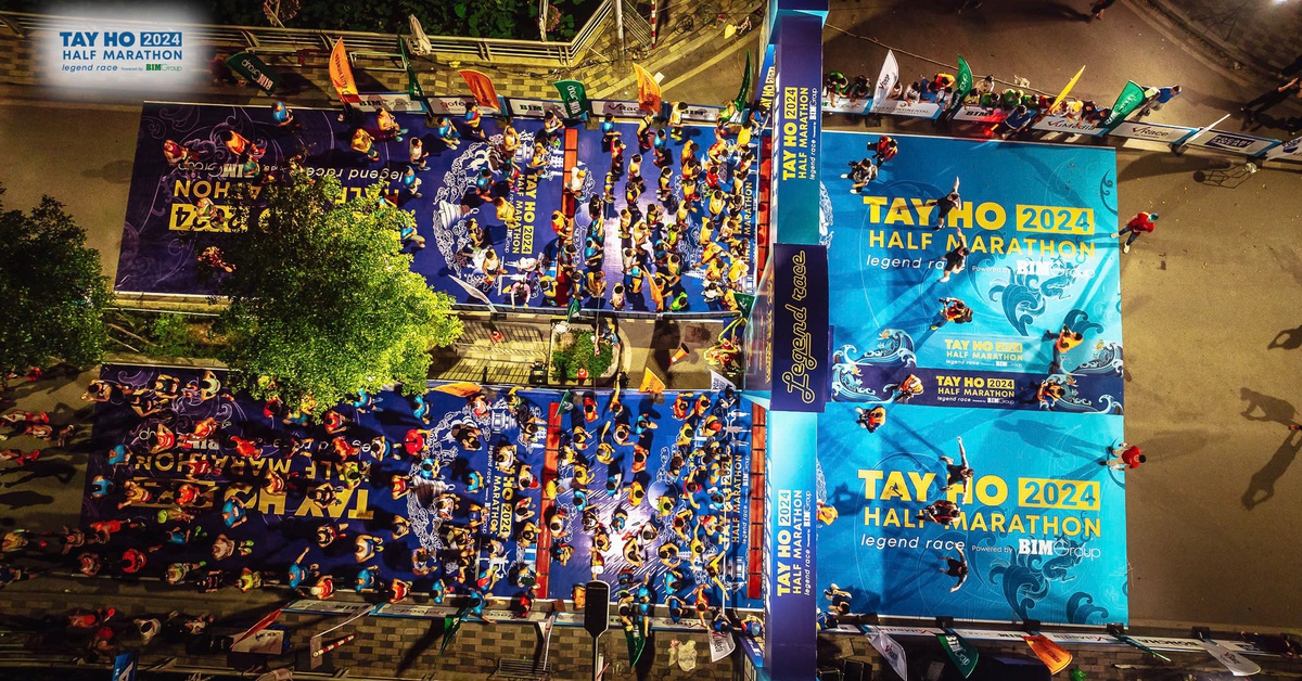 Tay Ho Half Marathon 2025 giữ vững danh hiệu