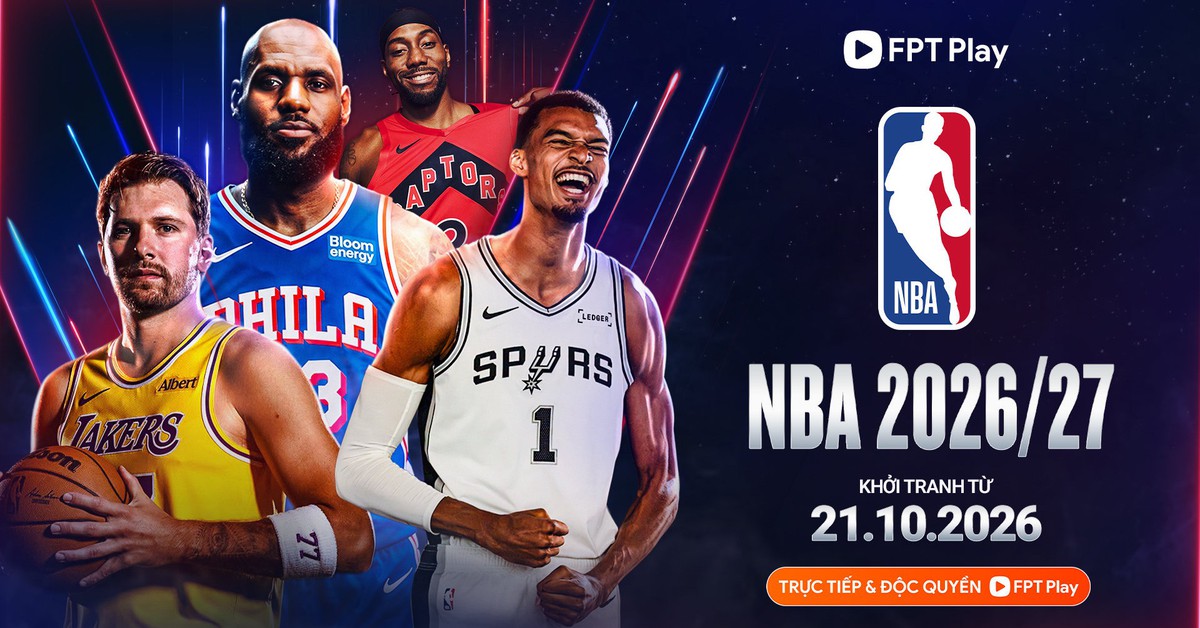 NBA 2026/27 khởi tranh trên FPT Play