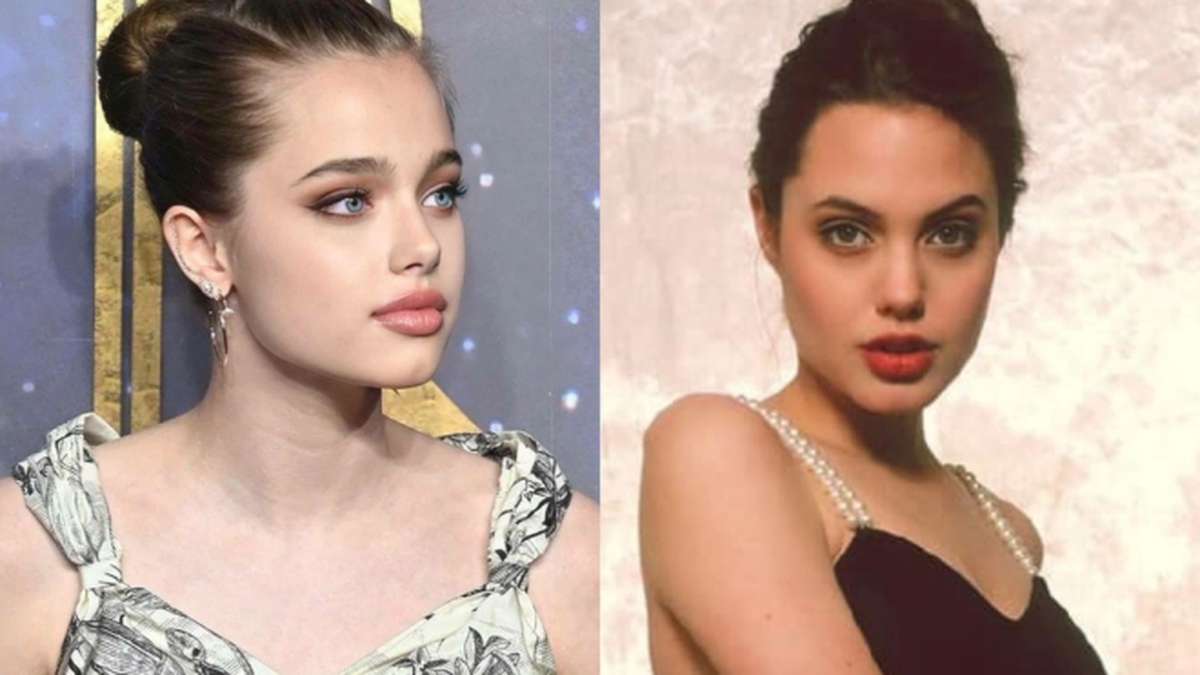 Con g&aacute;i Brad Pitt v&agrave; Angelina Jolie được v&iacute; như bản sao của mẹ