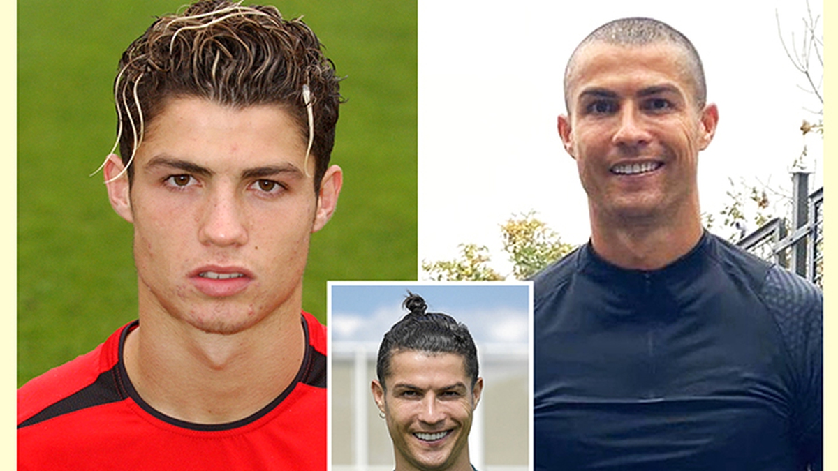 Ronaldo Từ những mái tóc thời trang tới đầu trọc