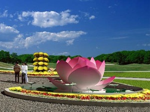 Kỷ lục "Giỏ hoa khổng lồ bằng cúc mâm xôi" lớn nhất Việt Nam
