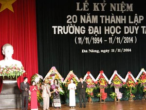 Đại học Duy Tân kỷ niệm 20 năm thành lập trường