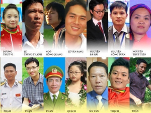 Công bố 10 gương mặt trẻ Việt Nam tiêu biểu 2014