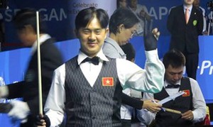 Phi Hùng thắng Minh Cẩm ở chung kết nội dung billards carom 1 băng