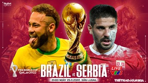 Soi kèo, nhận định Brazil vs Serbia, World Cup 2022 (2h00, 25/11)