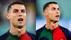 Ronaldo rơi nước mắt trong trận mở màn của Bồ Đào Nha tại World Cup