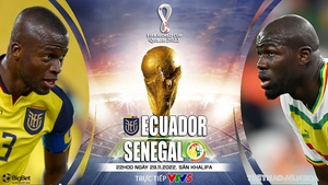 Nhận định bóng đá Ecuador vs Senegal (22h00, 29/11), World Cup 2022 