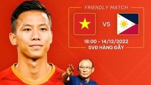 Xem bóng đá trực tuyến Việt Nam vs Philippines (18h00. 14/12)