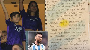 Con trai Messi viết tâm thư gửi bố ngay trước chung kết World Cup 2022
