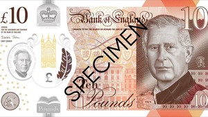 Ngân hàng Trung ương Anh công bố tờ tiền mới có hình Vua Charles III