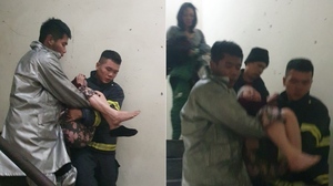 Cứu 11 người khỏi đám cháy căn hộ chung cư tại Hà Đông, Hà Nội