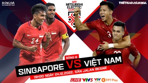 Nhận định bóng đá Việt Nam vs Singapore: Vé bán kết sớm