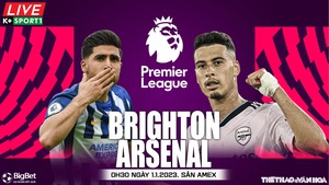 Nhận định bóng đá Brighton vs Arsenal: Xây chắc ngôi đầu
