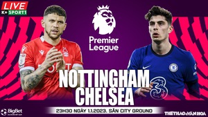 Nhận định bóng đá Nottingham vs Chelsea (23h30 ngày 1/1), Ngoại hạng Anh