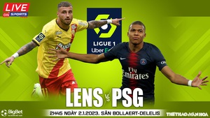 Nhận định bóng đá Lens vs PSG, vòng 17 Ligue 1 (2h45, 2/1)