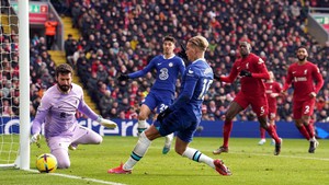VIDEO trận Liverpool 0-0 Chelsea: Tiếc cho Mudryk
