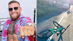 Conor McGregor may mắn thoát nạn sau khi bị xe hơi tông trúng tại quê nhà