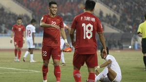 Xem bóng đá trực tuyến VTV6 Việt Nam 2-0 Myanmar: Tuyển Việt Nam dẫn đầu bảng B (Hiệp 1 KT)