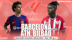 Nhận định bóng đá Barcelona vs Bilbao, vòng 10 La Liga (02h00 hôm nay 23/10)