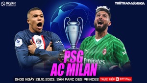 Nhận định bóng đá PSG vs AC Milan (02h00 hôm nay), vòng bảng Champions League